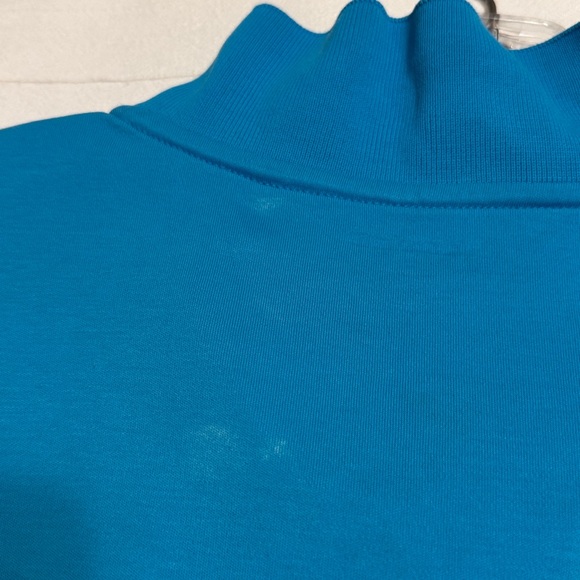 Lands' End Turquoise Long Sleeve Polo - Picture 3 of 5